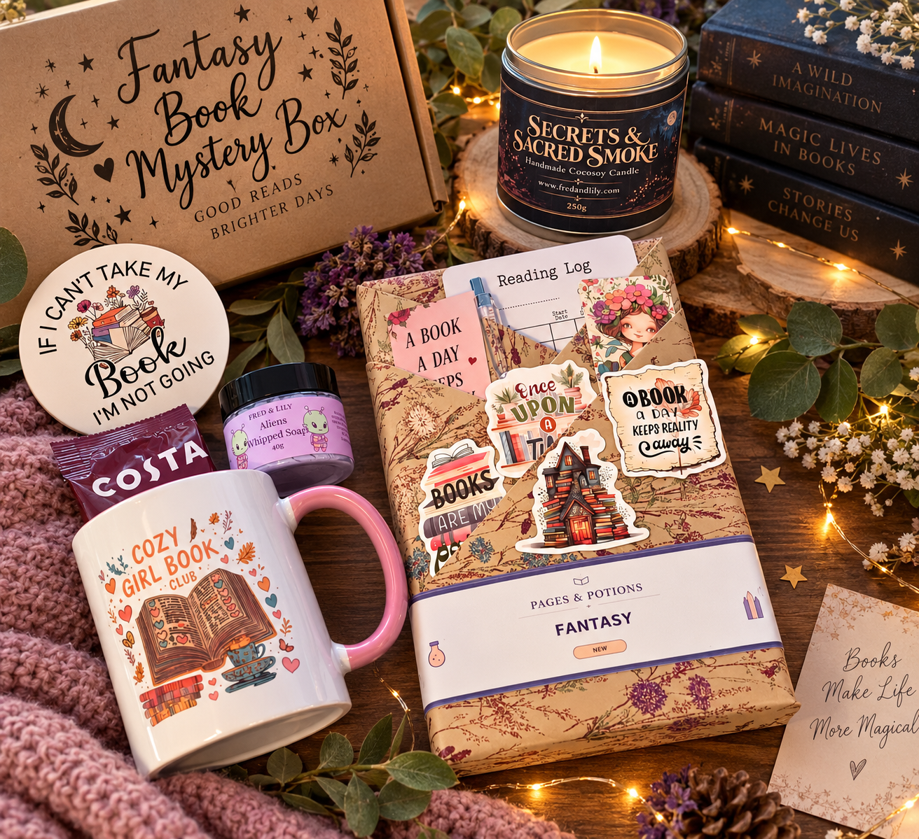 Date With A Mystery Book - Pages and Potions Box