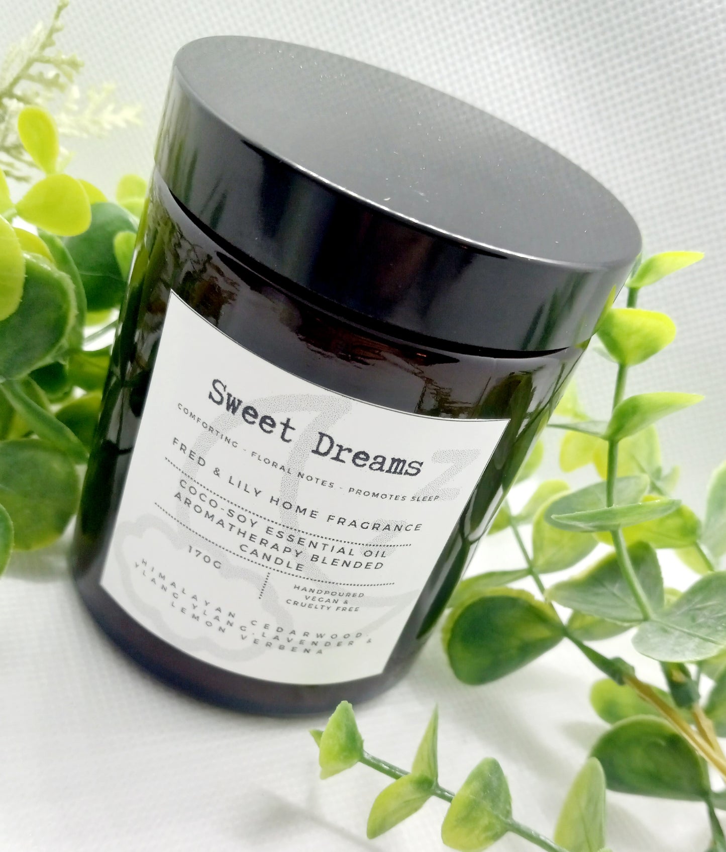 Aromatherapy Chakra Mood Enhancing Essential Oil Blended Candle - Sweet Dreams