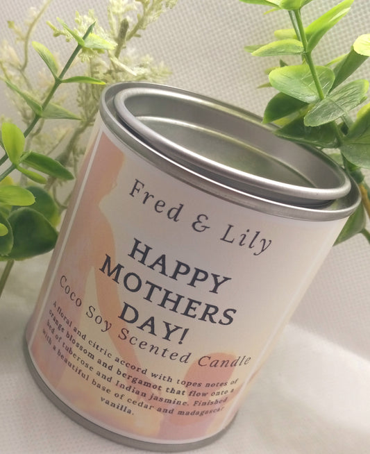 Happy Mothers Day Candle