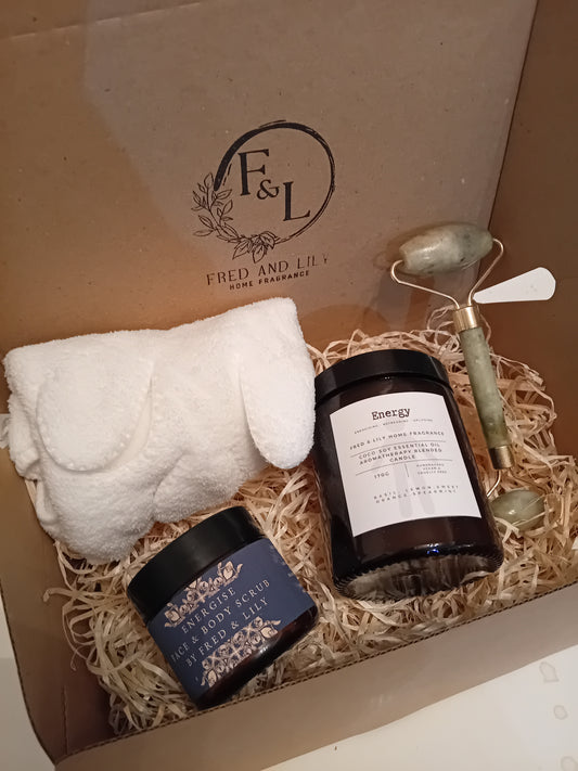 Candle and Skin Care Gift Set