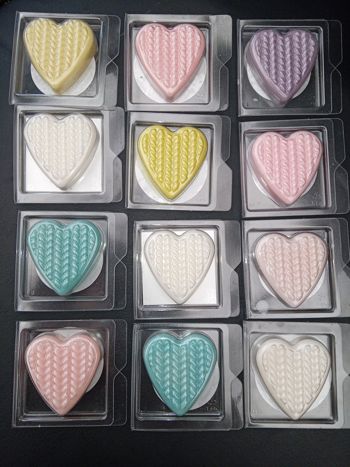 Mini Heart Sample Wax Melts 5 Random Scents For £5