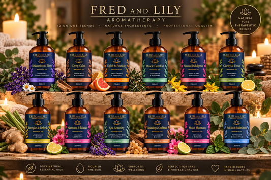 Luxury Aromatherapy Massage Oils | Nourishing Botanical Oils & 100% Pure Essential Oils