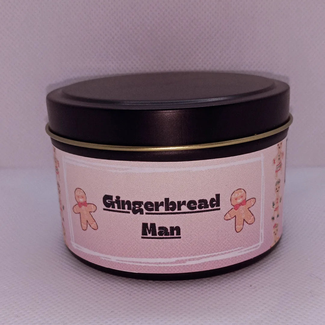 Gingerbread Scented Large 250g Tinned Candle