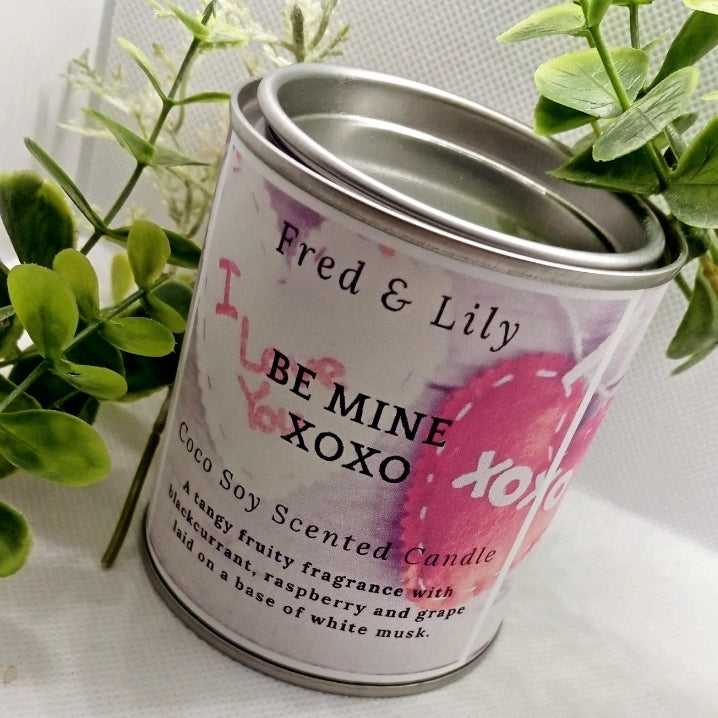 Be Mine Valentines Day Candle