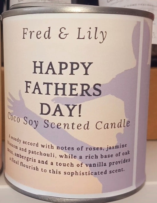 Happy Father's Day Candle