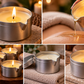 Luxury Aromatherapy Massage Candles | Soy Wax, Shea Butter & 100% Pure Essential Oils