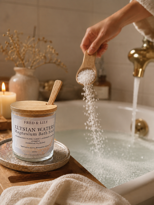 Magnesium Bath Soak | Elysian Waters | 100% Essential Oil Blend