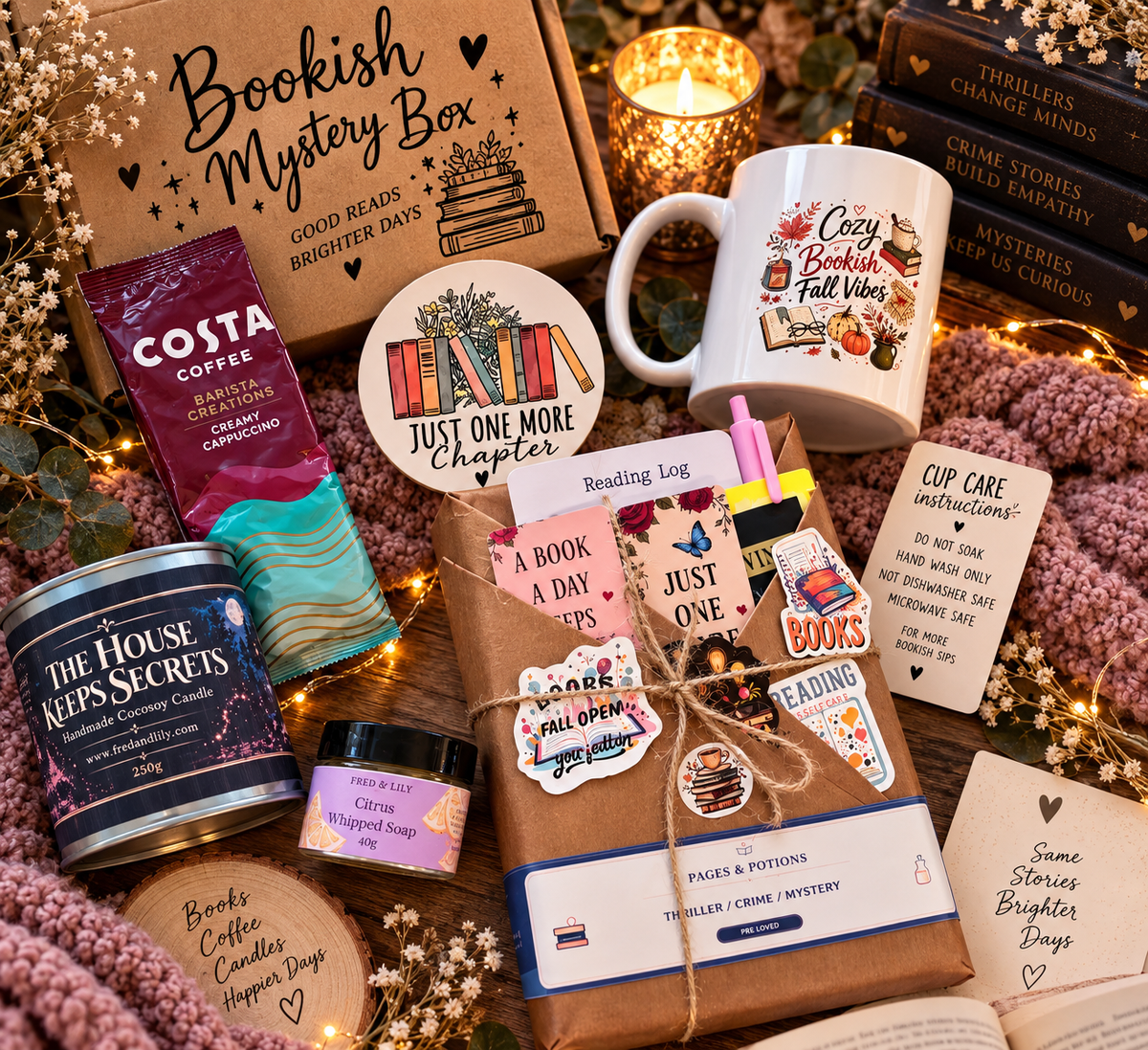 Date With A Mystery Book - Pages and Potions Box