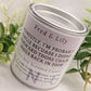 Single Anti Valentines Day Candle