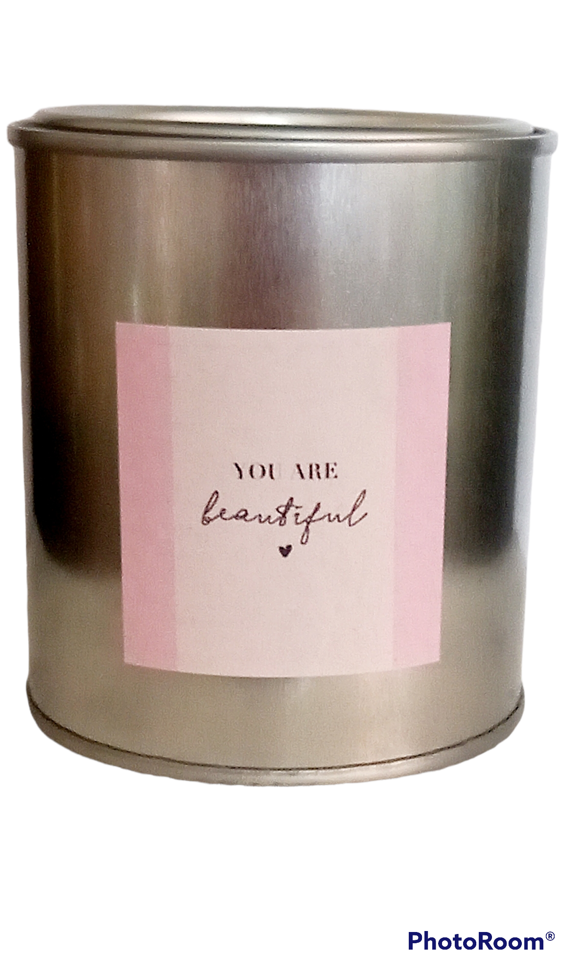 You Are Beautiful Quote Scented Candle