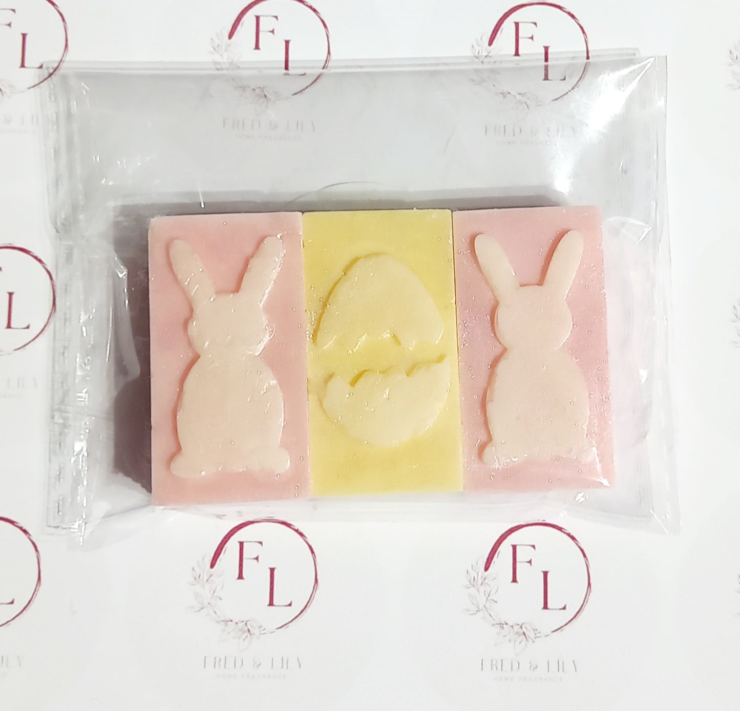 Bunny and Egg Wax Melt Mini Slabs